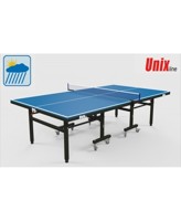 Всепогодный теннисный стол UNIXLINE (синий)
