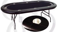 Игровой стол - покер "MARTINIQUE" (черный)